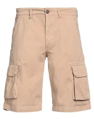40weft Man Shorts & Bermuda Shorts Sand Size 36 Cotton In Beige