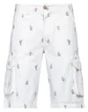 40weft Man Shorts & Bermuda Shorts White Size 34 Cotton In White