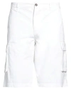 40weft Man Shorts & Bermuda Shorts White Size 36 Cotton