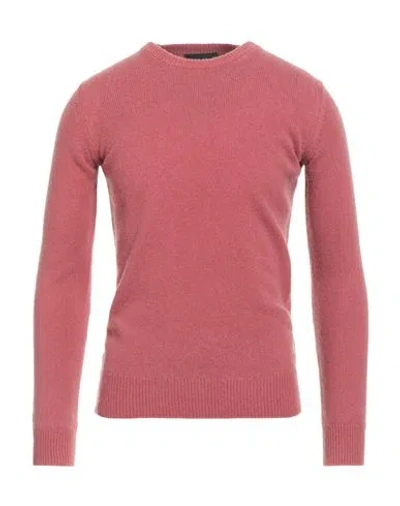 40weft Man Sweater Antique Rose Size S Wool, Nylon In Pink