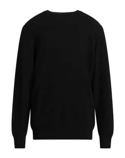 40weft Man Sweater Black Size Xxl Wool, Nylon