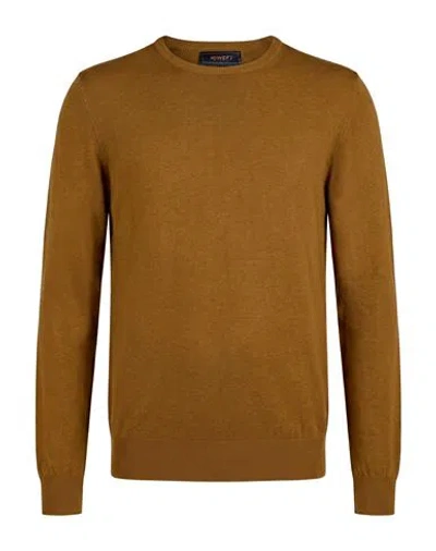40weft Man Sweater Camel Size 3xl Polyamide, Viscose In Brown