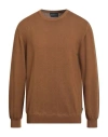 40weft Man Sweater Camel Size Xxl Merino Wool