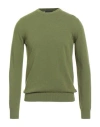 40weft Man Sweater Lime Green Size L Wool, Nylon