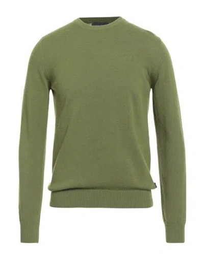 40weft Man Sweater Lime Green Size L Wool, Nylon