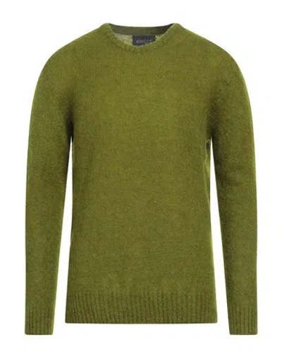 40weft Man Sweater Military Green Size 3xl Acrylic, Polyamide, Mohair Wool, Wool, Elastane In Green