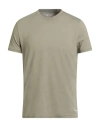 40weft Man T-shirt Military Green Size Xl Cotton