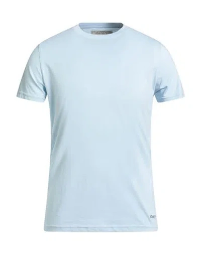 40weft Man T-shirt Sky Blue Size Xxl Cotton