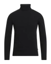 40weft Man Turtleneck Black Size 3xl Wool, Nylon