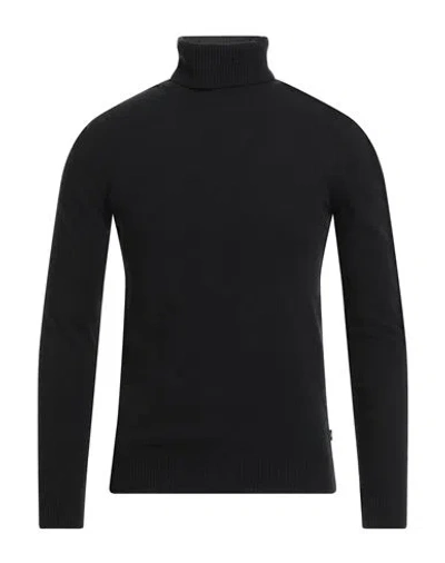40weft Man Turtleneck Black Size 3xl Wool, Nylon