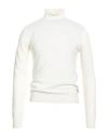 40weft Man Turtleneck Ivory Size Xl Wool, Nylon In White