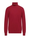 40weft Man Turtleneck Red Size Xxl Wool, Nylon In Red