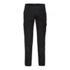 40weft Men's Trousers  Aiko 1684 - Compact Twill W1909 In Black