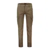 40weft Men's Trousers  Aikoc 1712 - Stretch Pima W893 In Brown