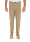 40weft Men's Trousers  Danny 2105 W1725 Sand In Brown