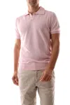 40weft Shirts Man  Henry 1849/2260 - Polo W2504 In Pink