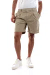 40weft Shorts And Bermuda Man  Mike 1713 W2103 In Neutral