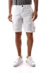 40weft Shorts And Bermuda Man  Sergent 2132/83/1683 7031 40w441 White In White
