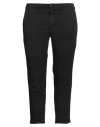 40weft Woman Pants Black Size 12 Cotton, Elastane