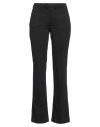 40weft Woman Pants Black Size 4 Cotton, Tencel, Elastane