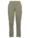 40weft Woman Pants Military Green Size 10 Cotton