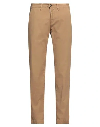 4/10 Four.ten Industry 4/10 Four. Ten Industry Man Pants Camel Size 28 Cotton, Elastane In Beige