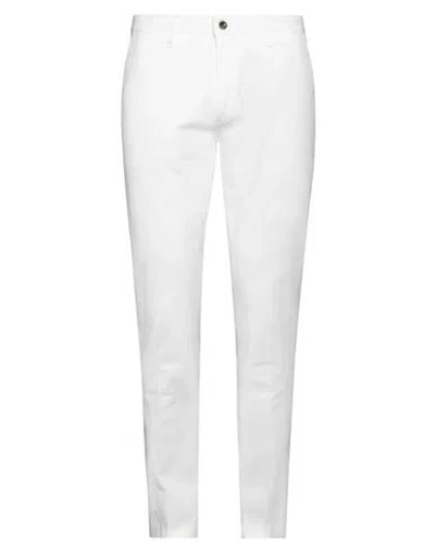 4/10 Four.ten Industry 4/10 Four. Ten Industry Man Pants White Size 38 Cotton, Elastane
