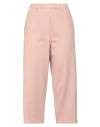 4.10 Woman Pants Antique Rose Size 6 Cotton, Elastane In Pink