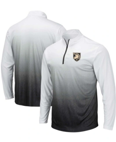 Colosseum Men's Gray Army Black Knights Magic Team Logo Quarter-zip Jacket