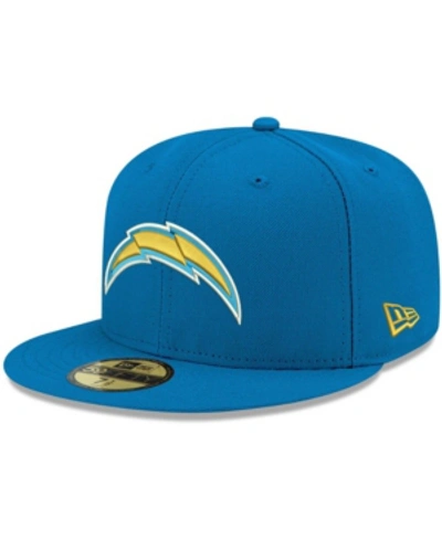 New Era Men's Powder Blue Los Angeles Chargers Team Basic 59fifty Fitted Hat