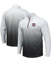 Colosseum Men's Gray Texas A M Aggies Magic Team Logo Quarter-zip Jacket In Gray