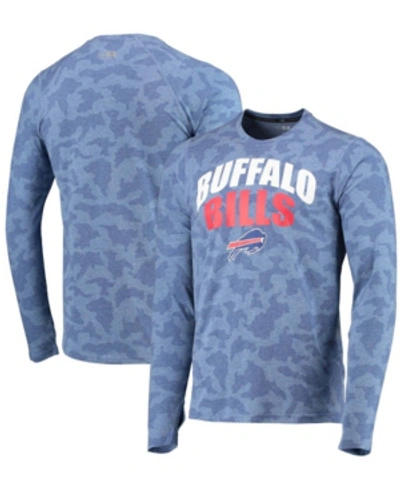 Msx By Michael Strahan Men's Royal Buffalo Bills Camo Performance Long Sleeve T-shirt