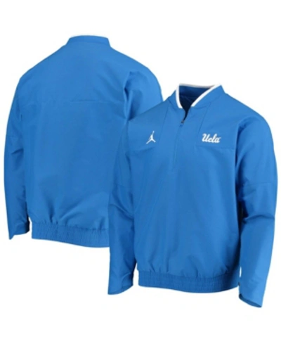 Jordan Men's Blue Ucla Bruins Coach Half-zip Jacket