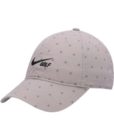 Nike Men's Gray Heritage86 Washed Club Performance Adjustable Hat
