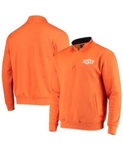 Colosseum Men's Orange Oklahoma State Cowboys Tortugas Logo Quarter-zip Jacket
