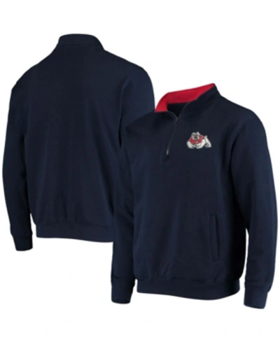 Colosseum Men's Navy Fresno State Bulldogs Tortugas Logo Quarter-zip Jacket