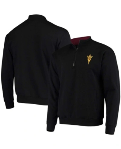 Colosseum Men's Black Arizona State Sun Devils Tortugas Logo Quarter-zip Jacket