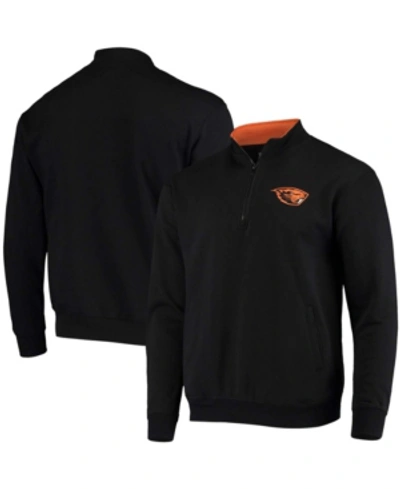 Colosseum Men's Black Oregon State Beavers Tortugas Logo Quarter-zip Jacket