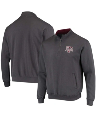 Colosseum Men's Charcoal Texas A M Aggies Tortugas Logo Quarter-zip Jacket