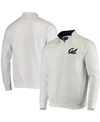 Colosseum Men's White Cal Bears Tortugas Logo Quarter-zip Jacket In White
