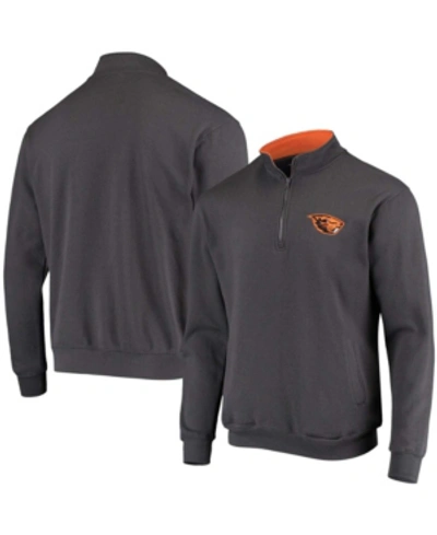 Colosseum Men's Charcoal Oregon State Beavers Tortugas Logo Quarter-zip Jacket