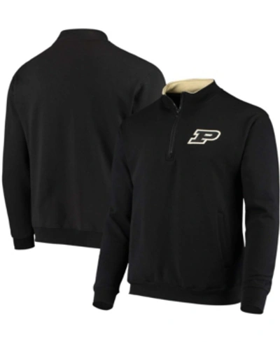 Colosseum Men's Black Purdue Boilermakers Tortugas Logo Quarter-zip Jacket