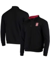 Colosseum Men's Black Stanford Cardinal Tortugas Logo Quarter-zip Jacket In Black
