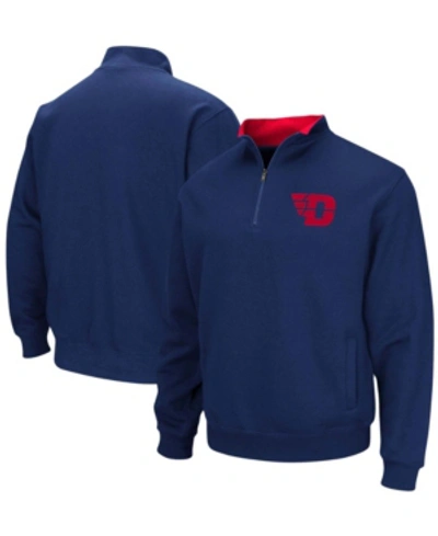 Colosseum Men's Navy Dayton Flyers Tortugas Logo Quarter-zip Jacket