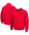 Colosseum Men's Red Cornell Big Red Tortugas Logo Quarter-zip Jacket In Red
