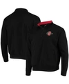 Colosseum Men's Black San Diego State Aztecs Tortugas Logo Quarter-zip Jacket In Black