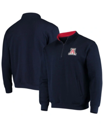 Colosseum Men's Navy Arizona Wildcats Tortugas Logo Quarter-zip Jacket