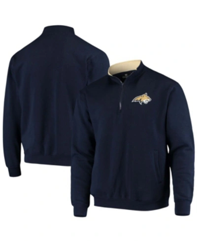Colosseum Men's Navy Montana State Bobcats Tortugas Logo Quarter-zip Jacket