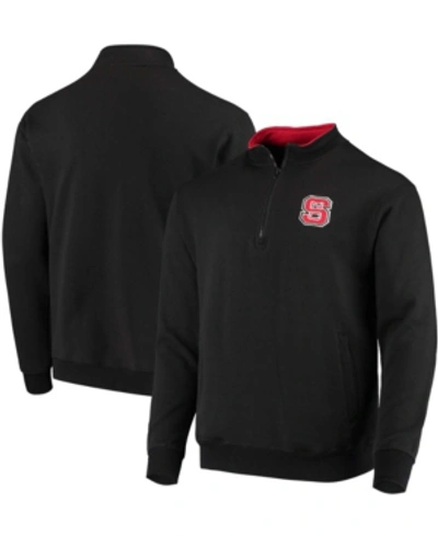 Colosseum Men's Black Nc State Wolfpack Tortugas Logo Quarter-zip Jacket