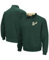Colosseum Men's Green South Florida Bulls Tortugas Logo Quarter-zip Jacket In Green